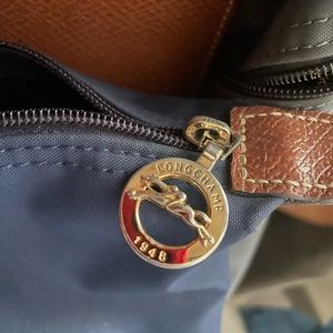 Longchamp navy back pack